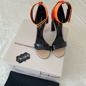 Multi-color Sandal Heels